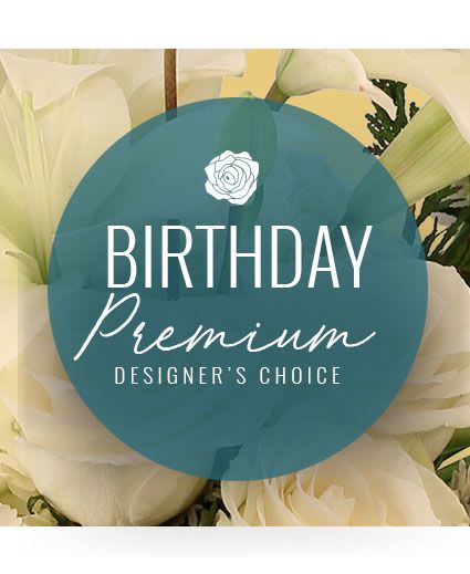 Birthday Beauty Premium Designer's Choice - Do something special for their birthday this year! We’ve designed the perfect gift for the perfect celebration. Our Premium Designer’s Choice Birthday arrangement is bursting with magnificent blooms that light up the room on their day! Sometimes it’s happy things like flowers that mean the most.