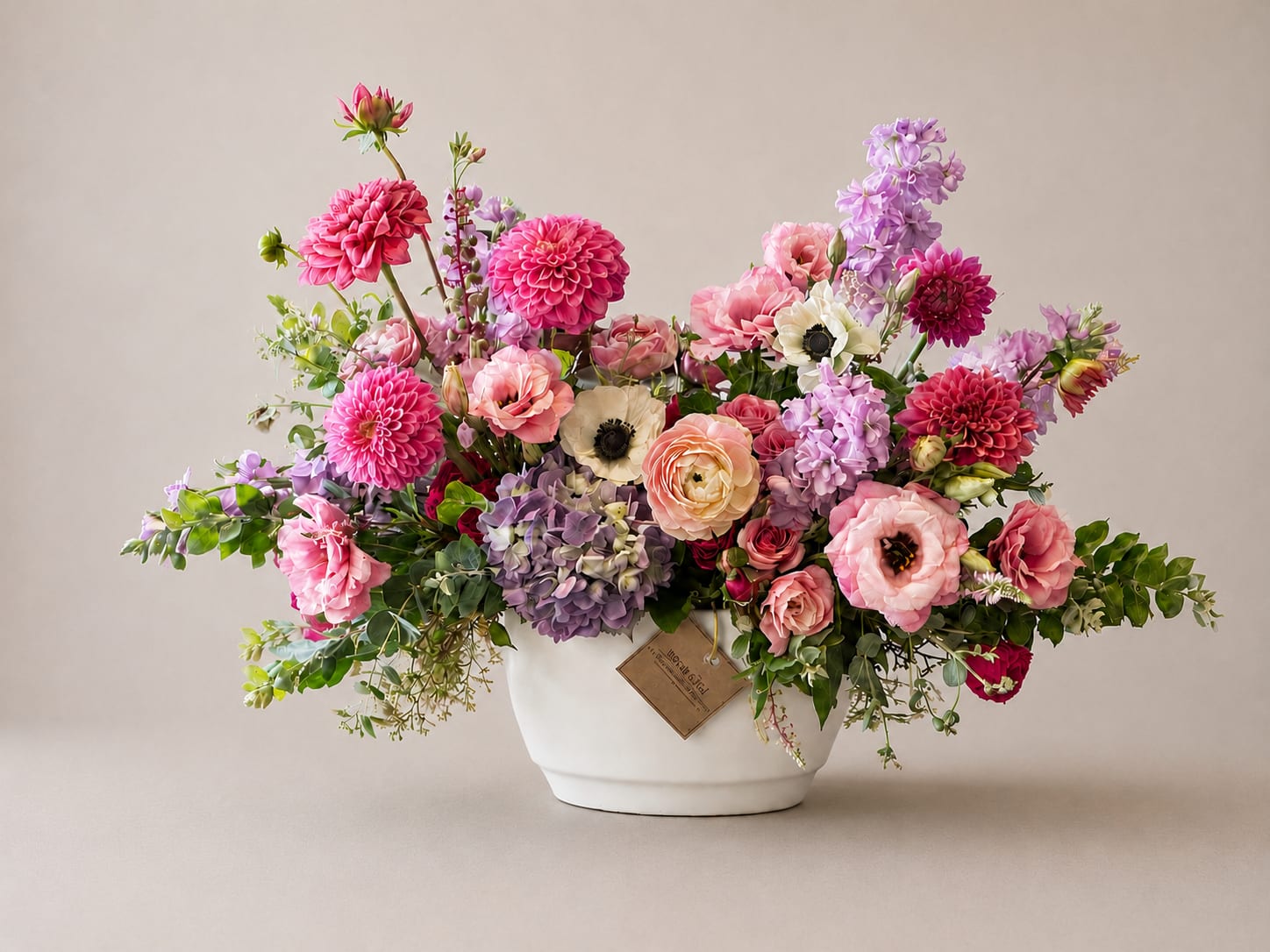 Juliette – Elegant Garden Flower Arrangement | Same-Day Delivery Los Angeles - A timeless expression of beauty and grace, Juliette is an elegant garden-style arrangement designed with lush seasonal blooms in soft, romantic hues. Featuring a refined blend of premium flowers artfully arranged with natural movement and texture, this bouquet exudes sophistication and effortless charm.  Perfect for birthdays, anniversaries, thank-you gifts, or simply brightening someone's day, Juliette brings a touch of luxury to every occasion. Its graceful palette and timeless style make it a beautiful choice for those who appreciate classic floral elegance.  Handcrafted with care and available for same-day flower delivery in Los Angeles, Glendale, Pasadena, Eagle Rock, Highland Park, and surrounding communities, Juliette is a stunning way to celebrate life's special moments with beauty and style.