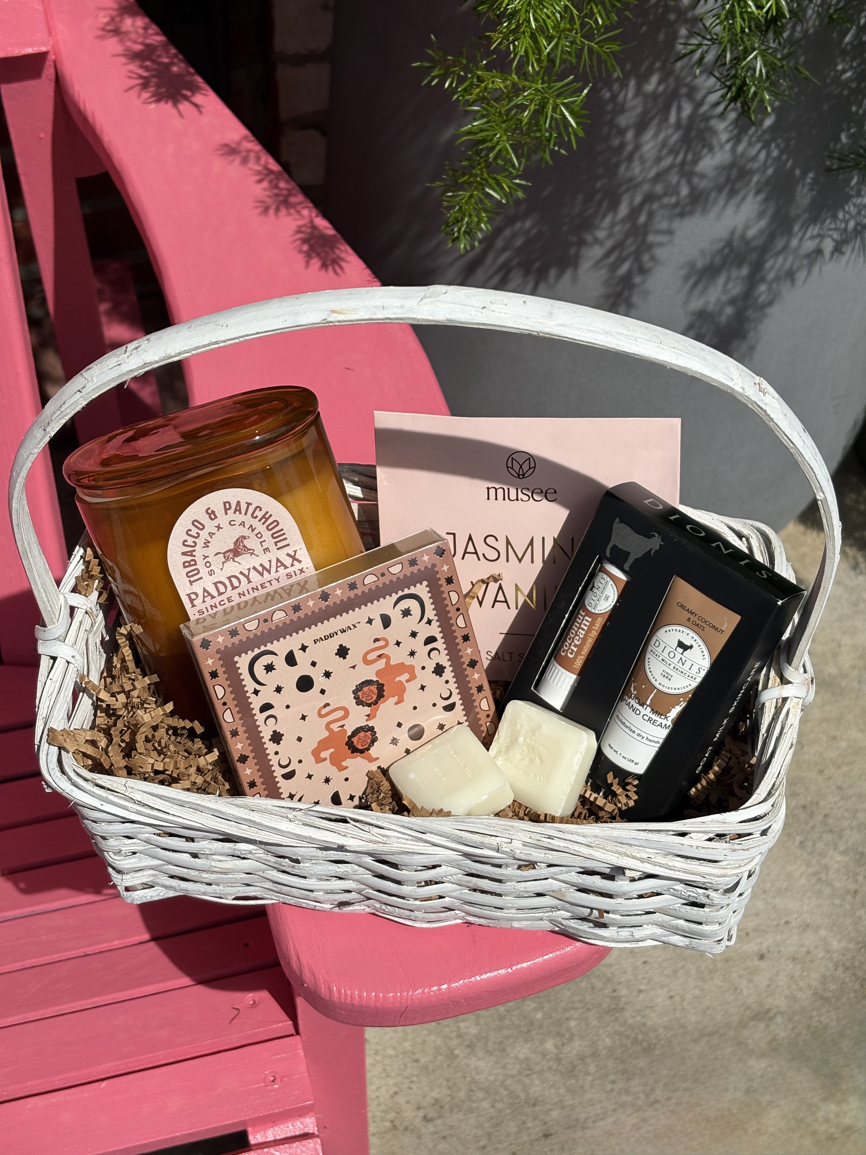 Comfort and Care  - Wrap someone in a little extra love with our Comfort &amp; Care Gift Basket. Thoughtfully curated with a soothing candle, coordinating matches, luxurious bath salts, hand lotion, and artisan soap, this gift is designed to create the perfect moment of rest and relaxation.