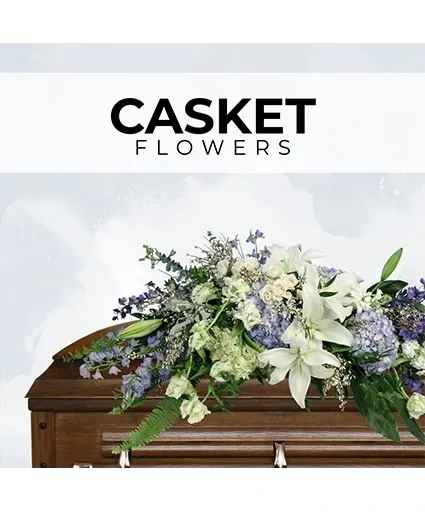 Casket Florist’s Pick Designer's Choice - Honor your loved one with a custom casket spray designed by a local florist. Each arrangement features beautiful sympathy flowers in graceful, comforting tones. This gorgeous floral tribute is a lovely way to say goodbye.