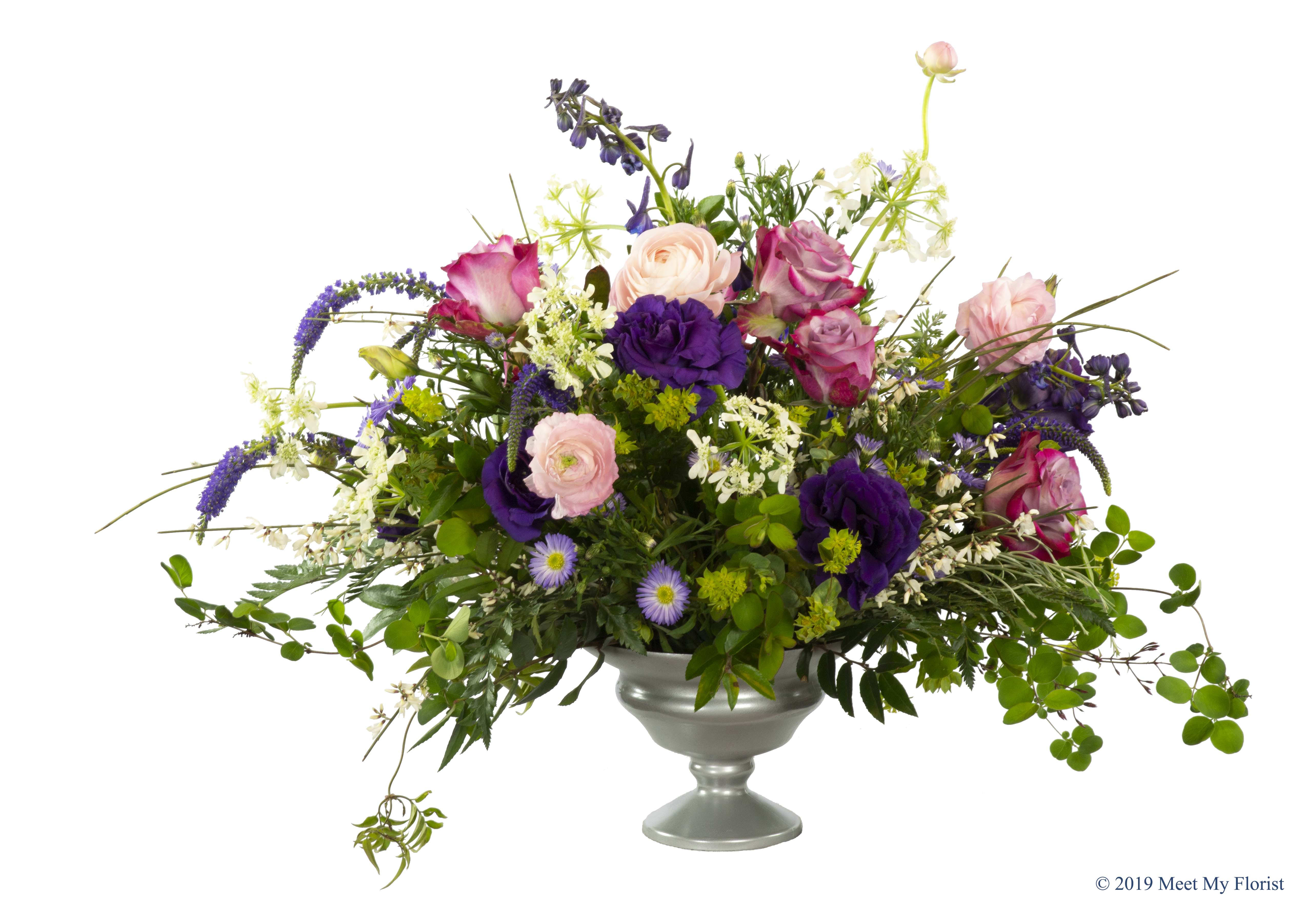 English garden - This is a lush interpretation of an English garden.