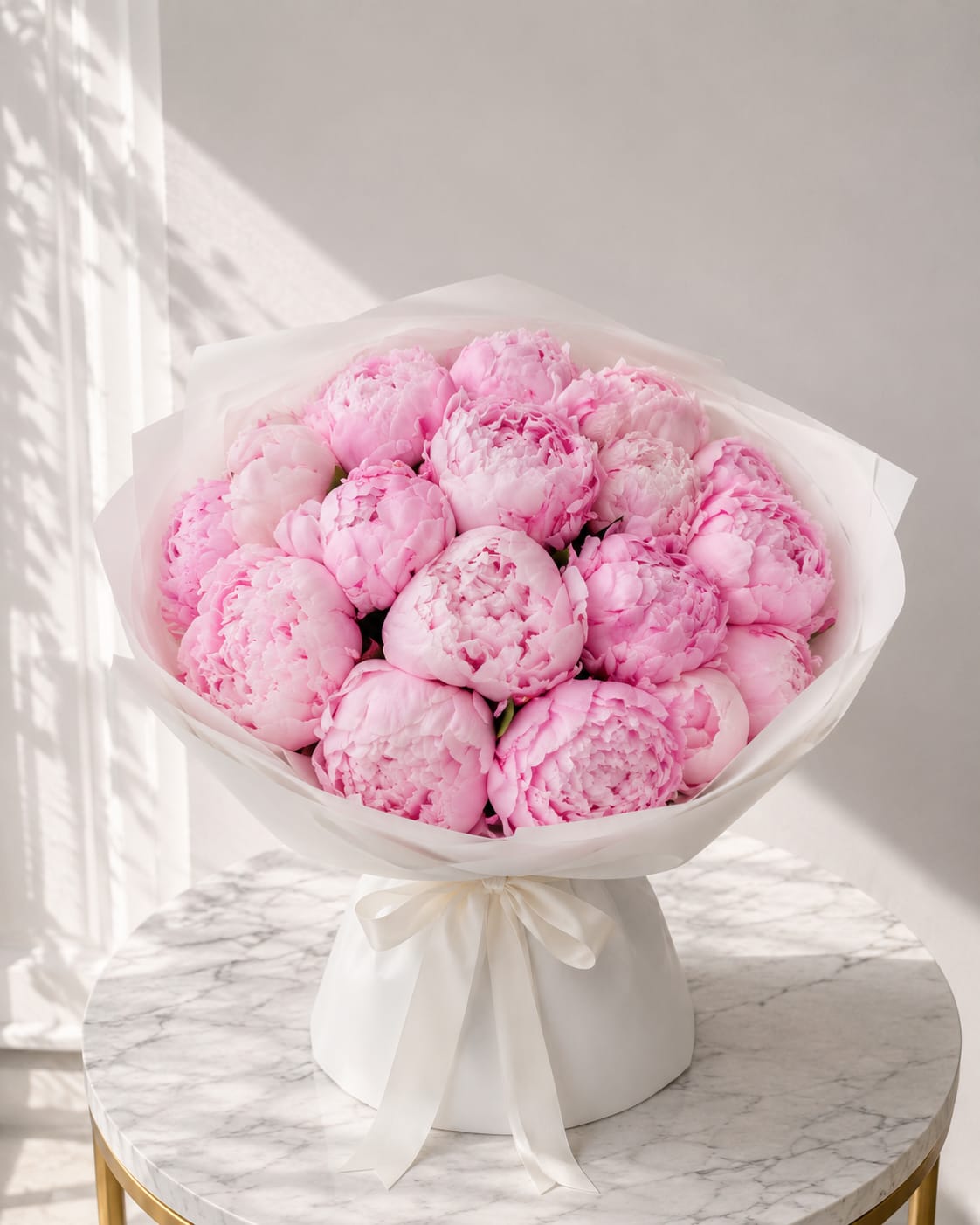     Peony Dream - A luxurious bouquet of 20 premium pink peonies, beautifully wrapped in signature Korean paper for an elegant and timeless look. Designed to make every occasion feel extra special, this bouquet is perfect for birthdays, anniversaries, celebrations, and meaningful moments. Available for local flower delivery in Myrtle Beach, South Carolina.
