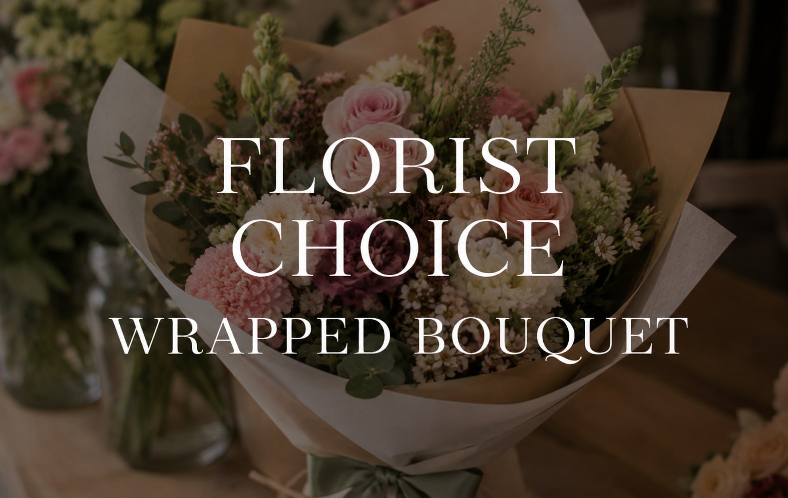 Designer's Choice - Wrapped Bouquet - Designer's Choice - Wrapped Bouquet   ·       Our wrapped bouquets are a perfect option for easy transport or when a vase simply isn’t needed. Each bouquet is thoughtfully designed with a fresh, seasonal mix of blooms.  ·       Choose your price point, and our talented designers will create a one-of-a-kind arrangement just for you.  