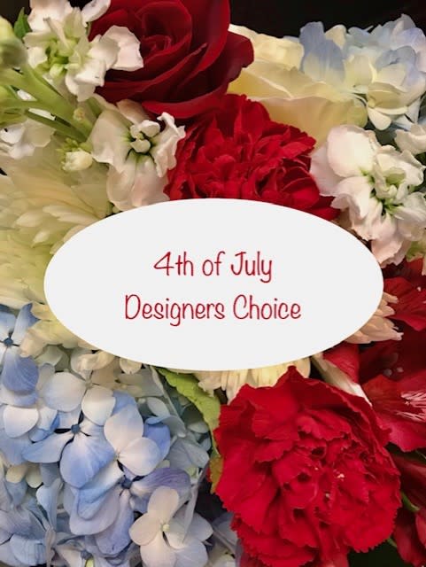 4th of July Designers Choice - Let our designers create a unique 4th of July arrangement for you. 