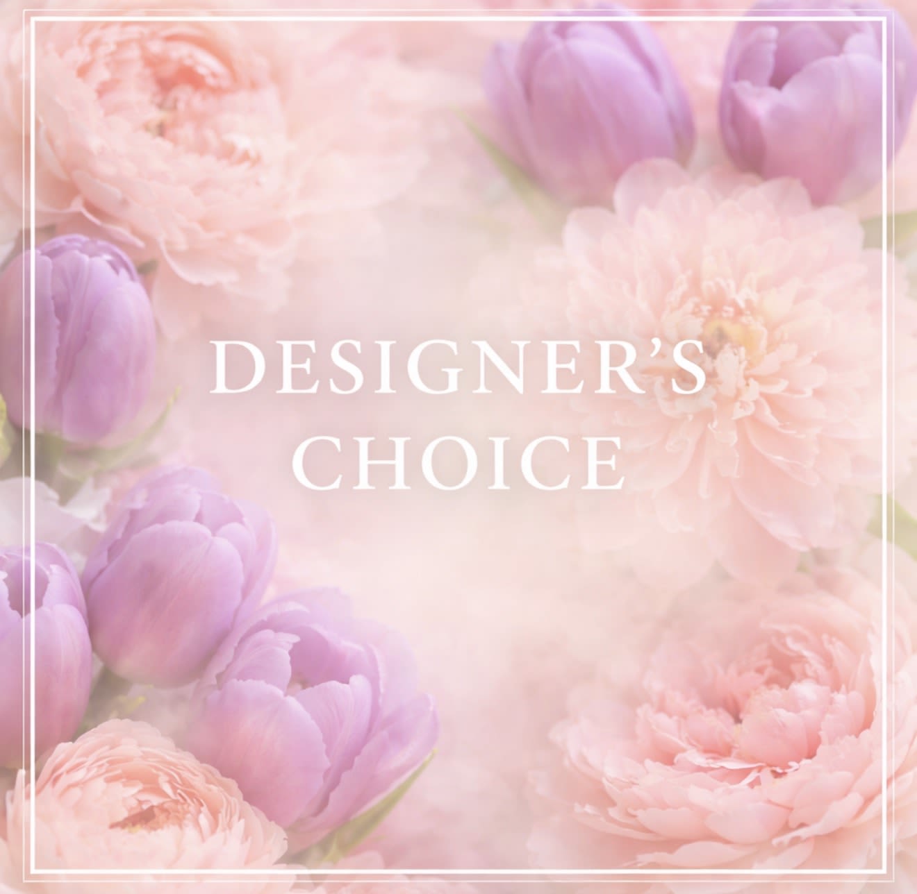 Designers Choice Arrangement - Not sure what to choose? Let our expert designers take care of it. Will create a stunning, one-of-a-kind arrangement, using the freshest, seasonal flowers, tailored with our signature style and attention to detail. This option is perfect when you want som