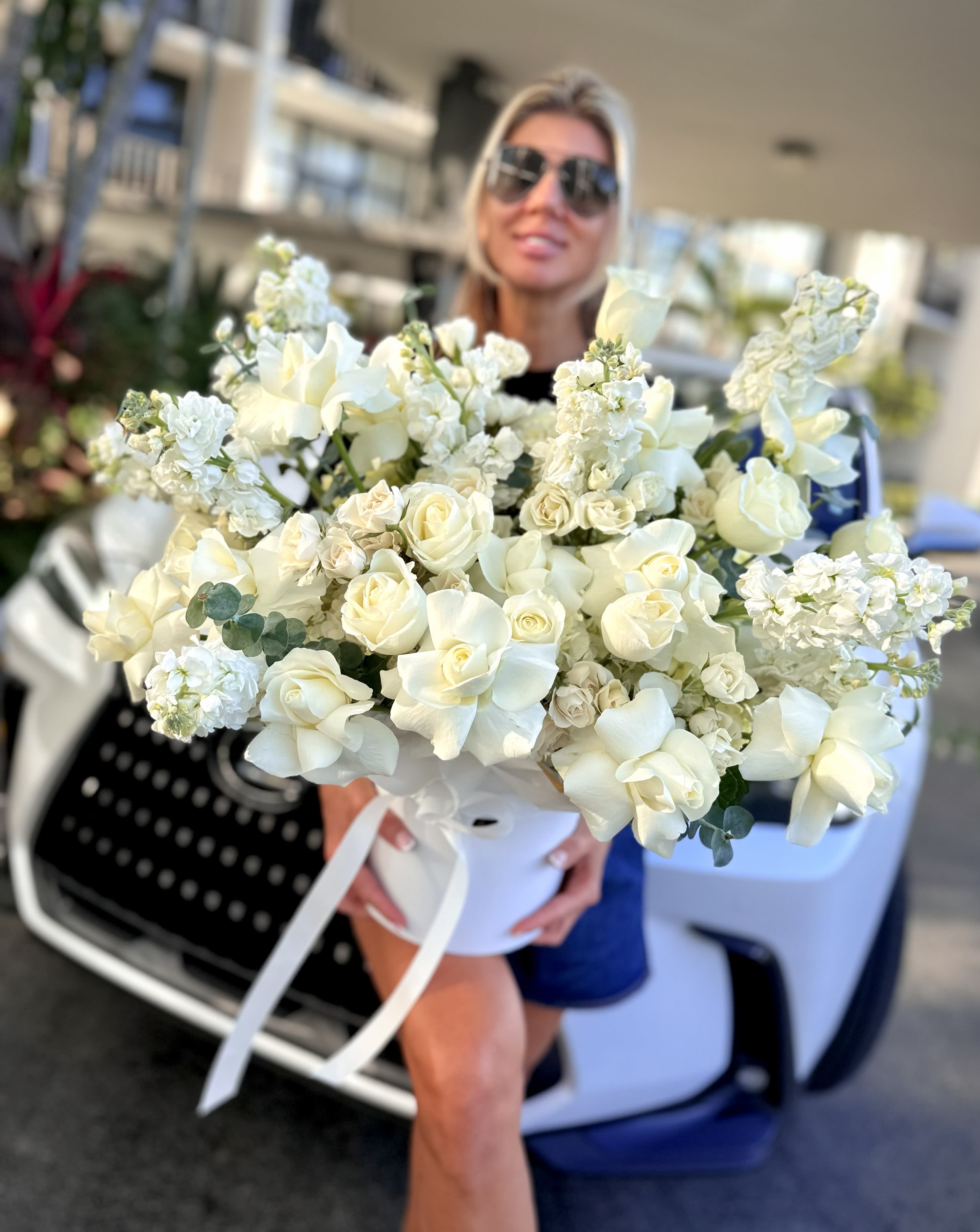 White Ocean Wave in Miami Beach, FL | Velour Floral Studio