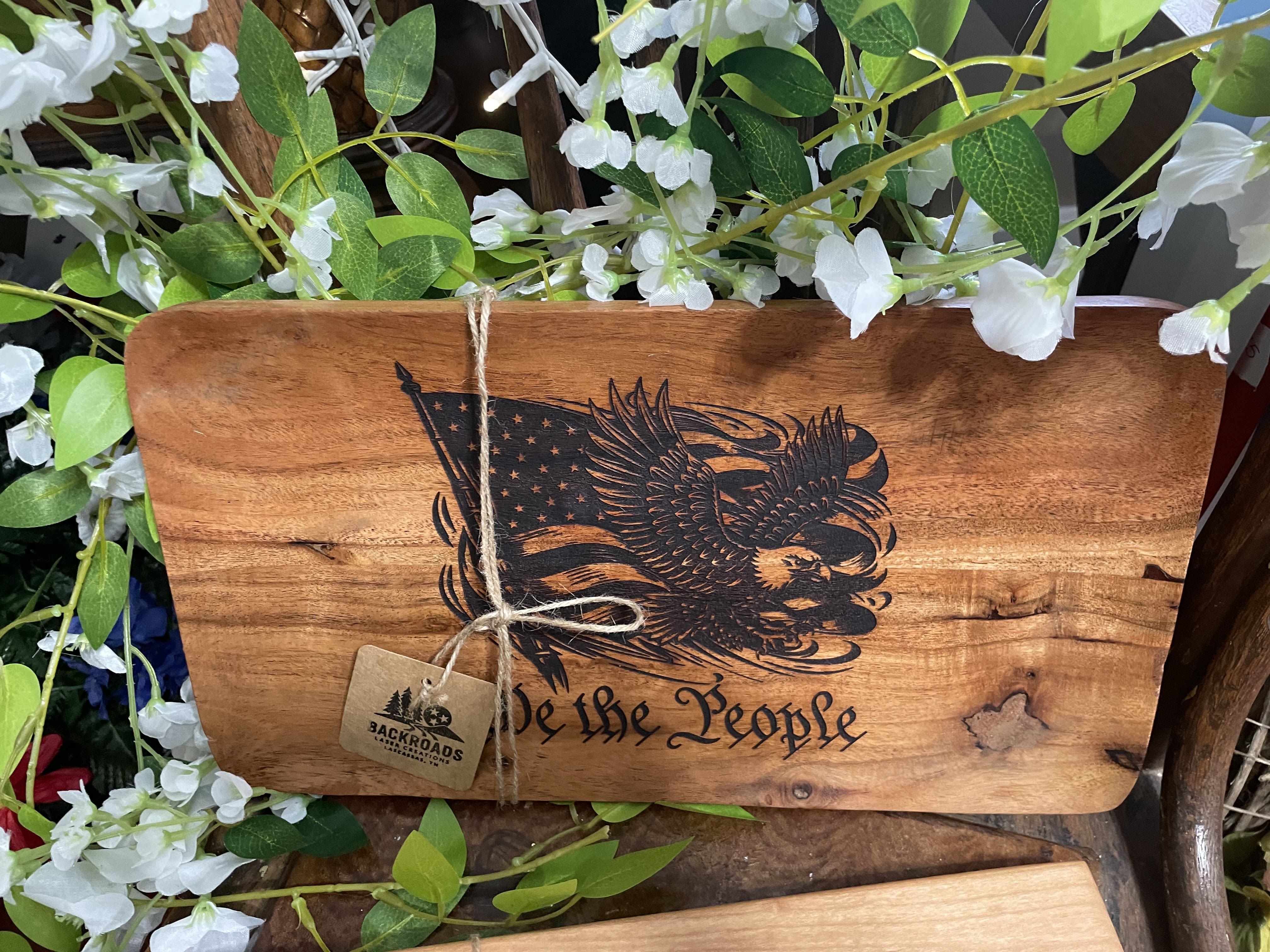 We the People Bowl - Handmade by Backroads Laser Creations