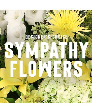 Stunning Sympathy Florals Designer's Choice - Send your love and hugs with beautiful flowers designed by our expert florists. We’ll be sure to design something that’s perfect for lifting their spirits during a difficult time. Send our Designer’s Choice Sympathy arrangement to show them you care.