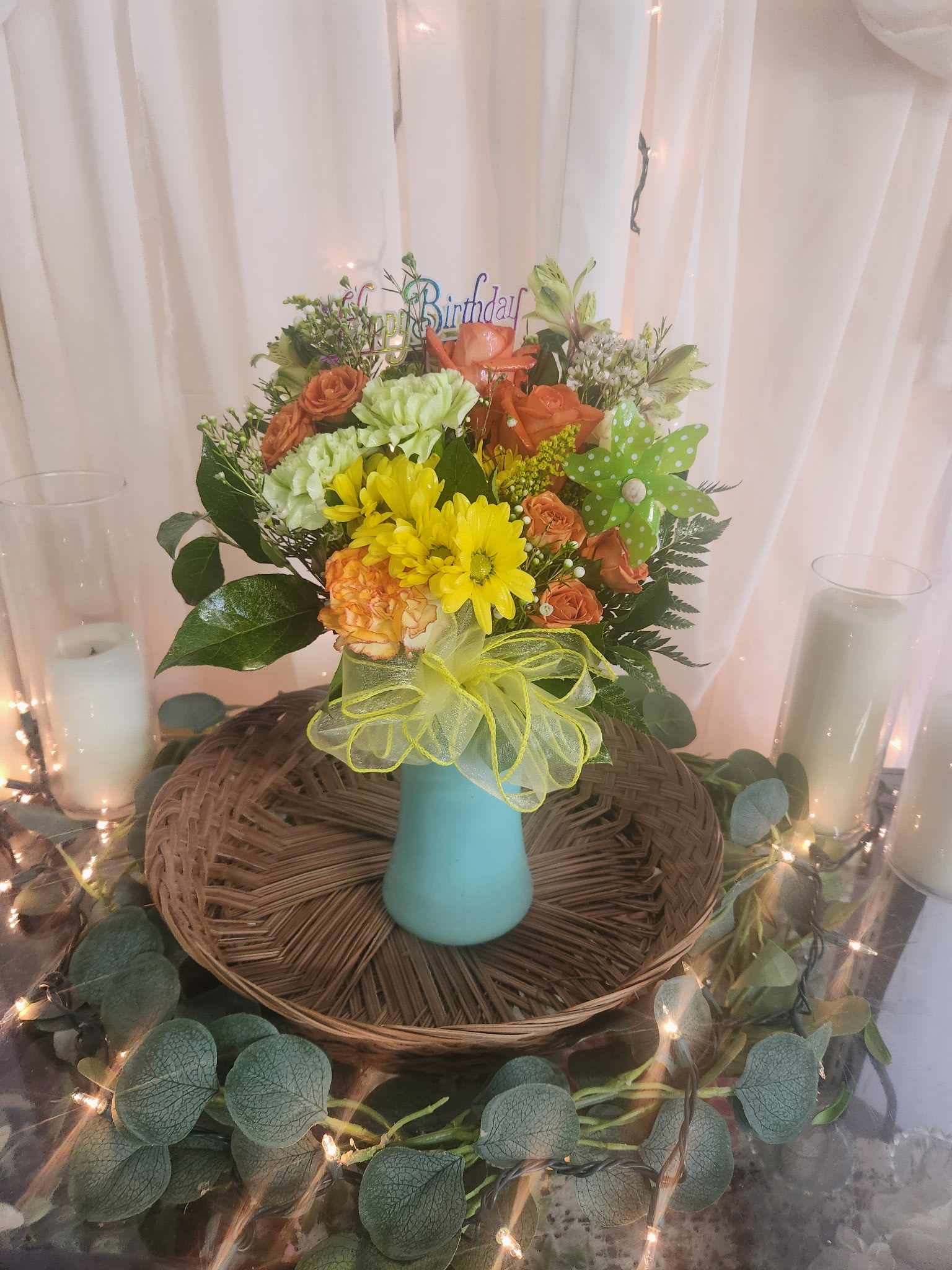 It’s My Party - Sunshine yellows and warm oranges announce celebration at first glance - a birthday bouquet made for making someone feel seen and celebrated.