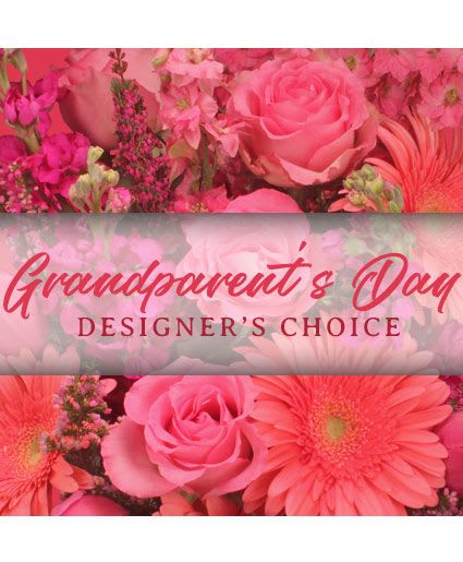 Grandparent's Day Arrangement Designer's Choice - Grandparents make the world a brighter place! Show your love and appreciation for everything they’ve done for you this Grandparent’s Day. It’s your turn to spoil them and we’ll create something special and memorable just for them. You can trust us to make them a gift they’ll truly love!