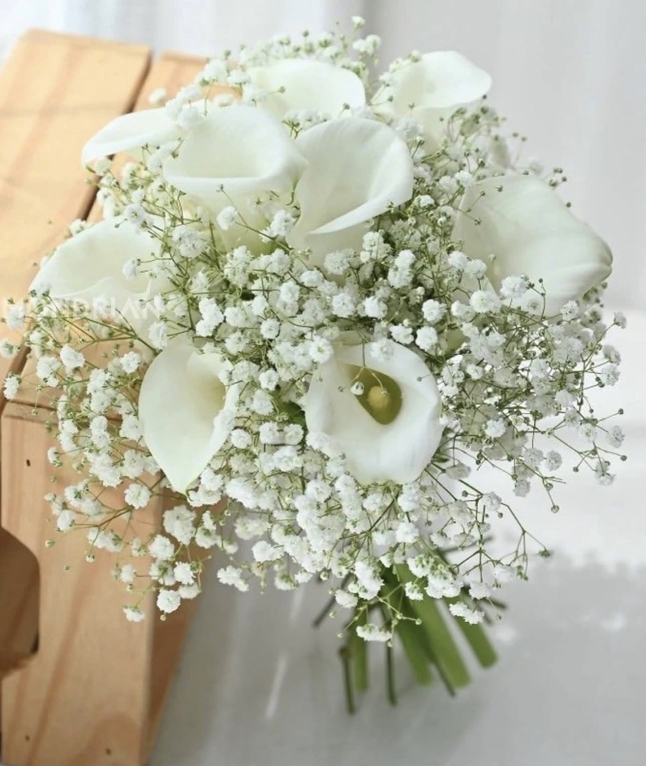super white - wedding bouquet