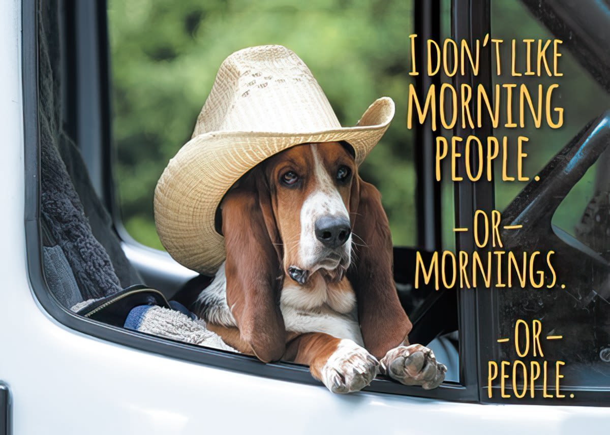 I Don't Like Morning People. Or Mornings. Or People Coffee Mug - Coffee Mug with Box. Dishwasher safe.