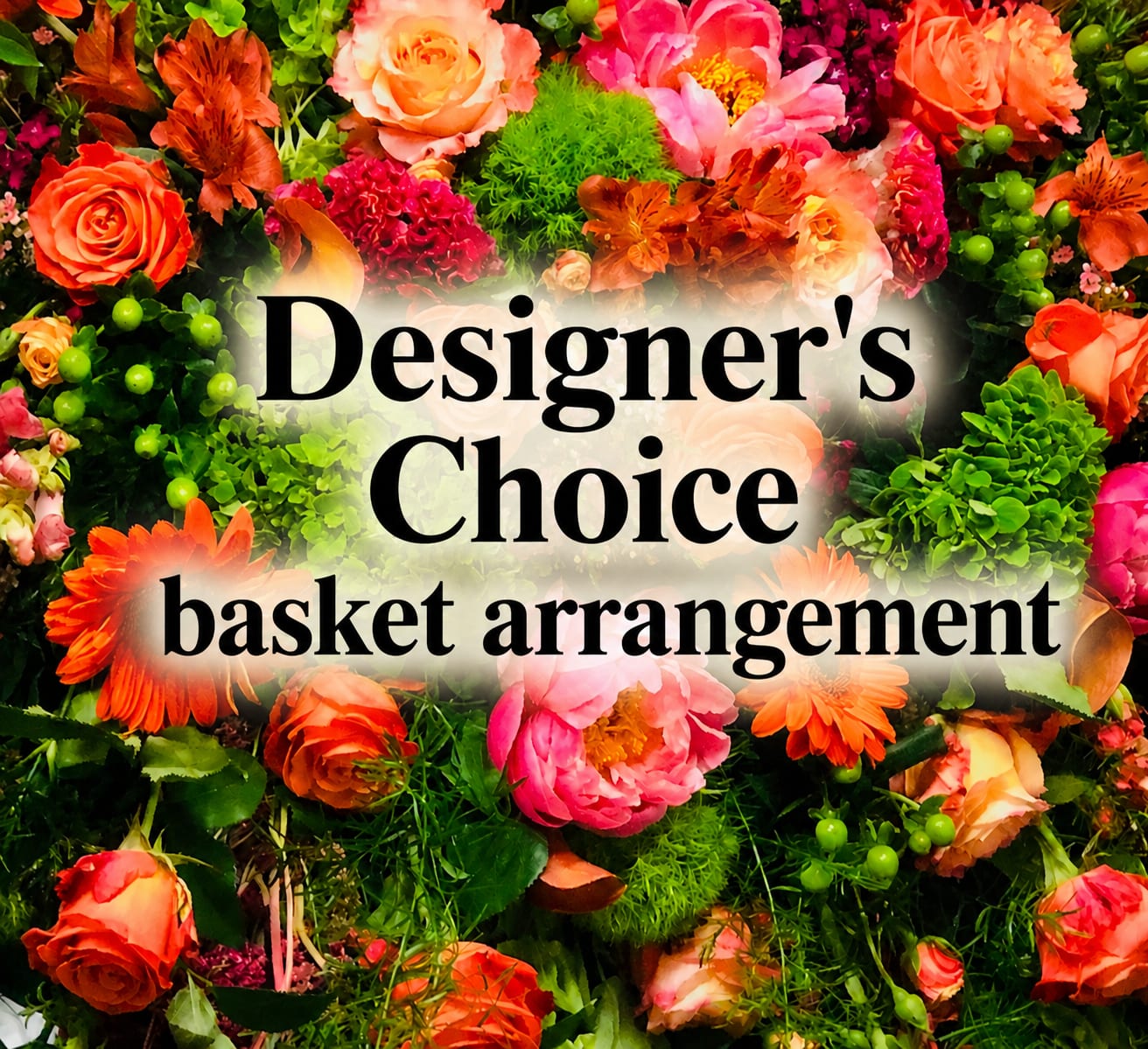 Colorful Tribute Basket Arrangement  - A bright, comforting basket arrangement designed for sympathy-this peaceful tribute brings a warm, uplifting presence to a bedside, memorial table, or home during a difficult time. The casual, hand-arranged presentation in a woven basket gives a gentle, approachable feel so the person you're honoring will be remembered with light and care.  Packed tightly across a lush green base, the designer's choice composition features a lively mix of textured blooms that create a dense, abundant look. The arrangement reads as cheerful and celebratory without being showy, balancing fullness and softness to convey warmth and sincere support.  Choose this basket when you want to offer comforting brightness after a loss-a thoughtful way to say you're thinking of someone and to bring color into a quiet space. Arrives ready to display in its basket; if using near delicate surfaces, placing a liner or tray underneath is recommended.