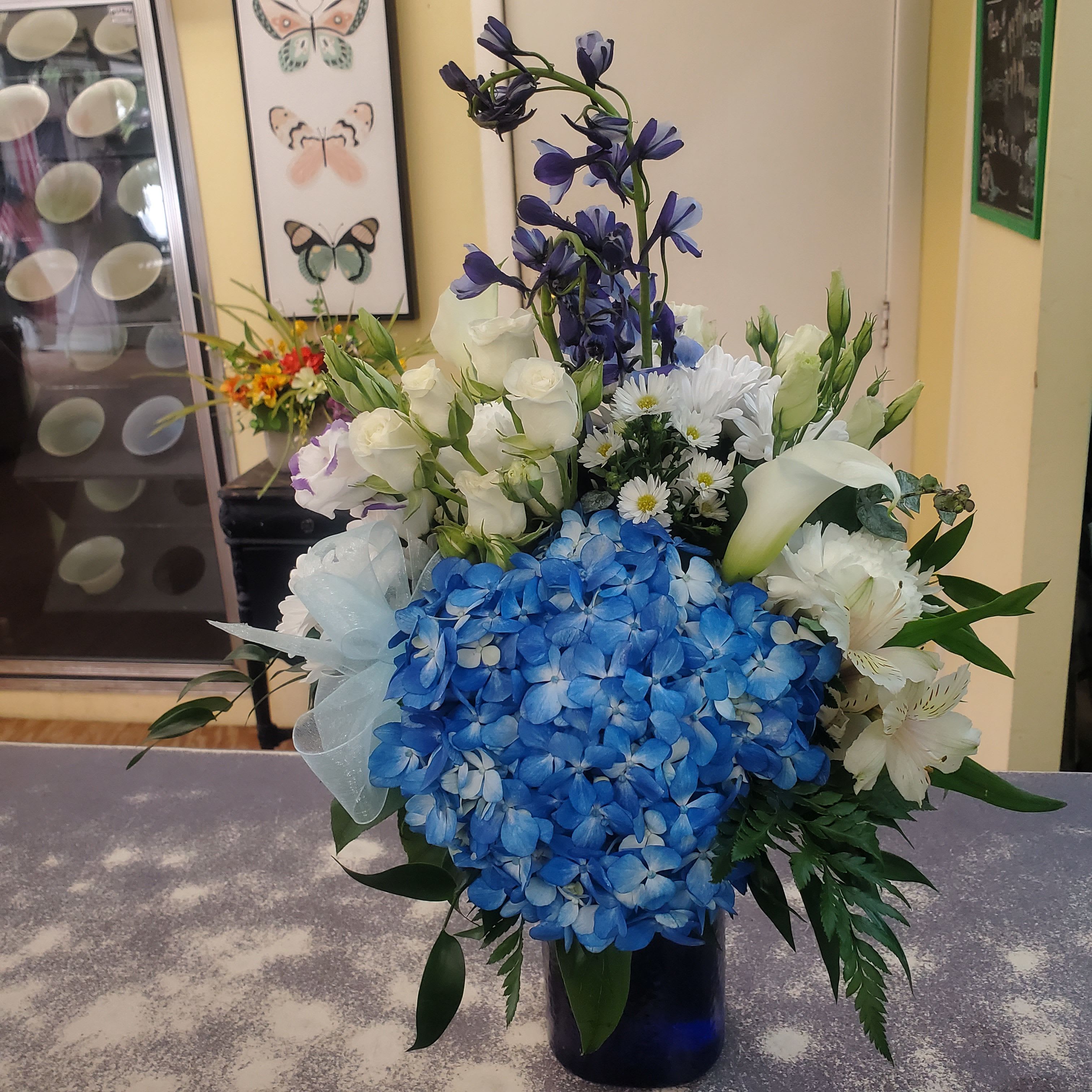 Clear Skies  - Simple yet sweet arrangement.