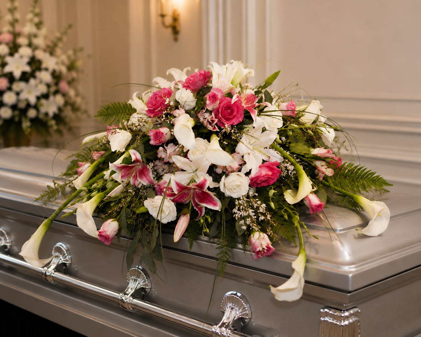 K605  Casket Spray - As shown