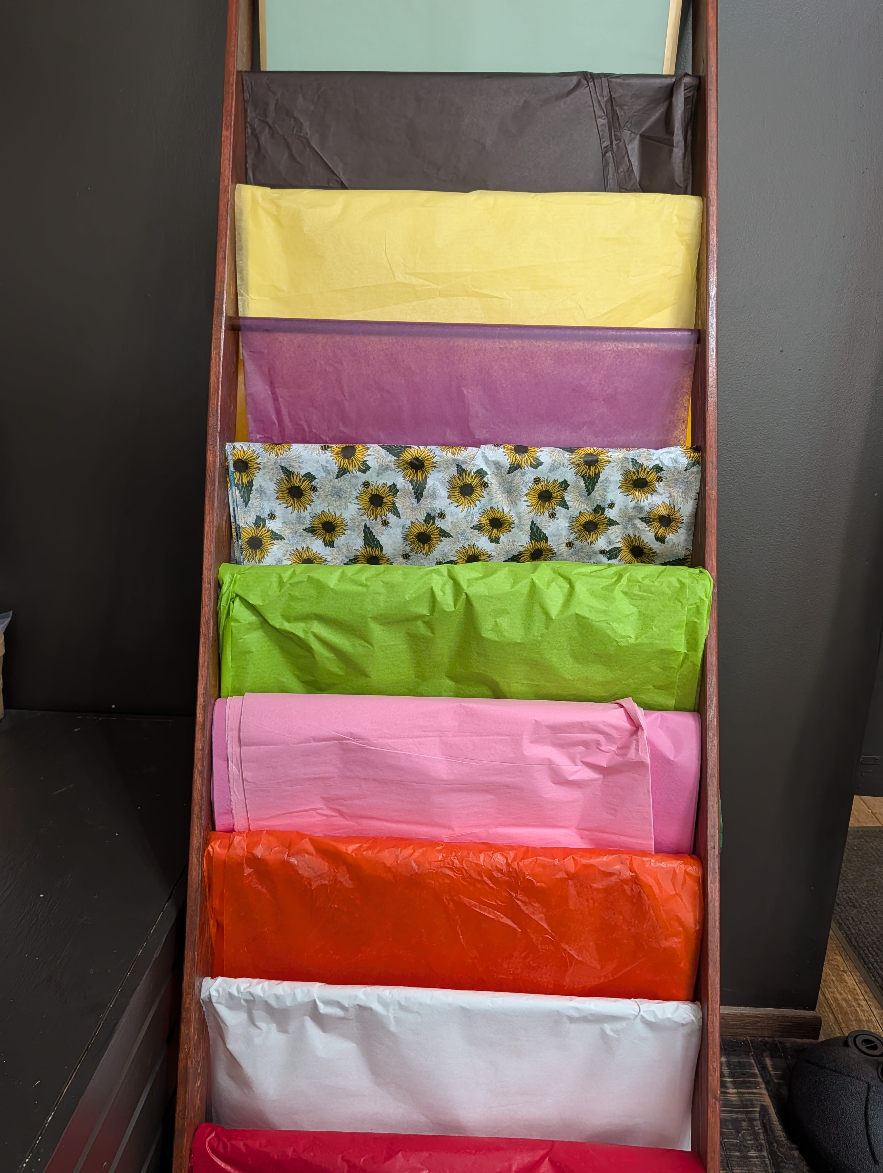 Tissue Wrap Bouquet - This product is listed for greenery and wrapping only, flowers are listed under add ONS, add as many or as few stems as you want and leave special instructions if you want a specific color scheme.