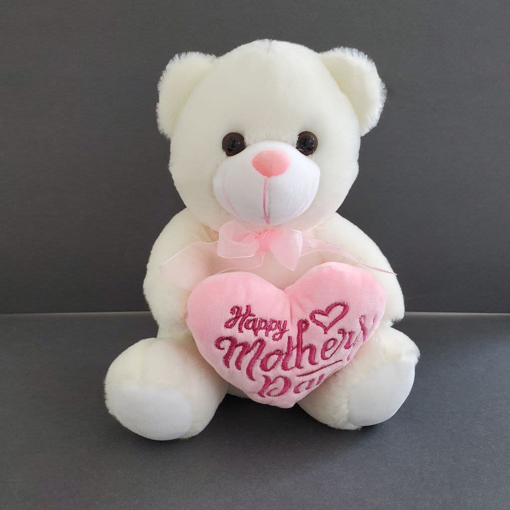 Mother’s Day Teddy Bear Plush – Gift for Mom - Soft and cuddly teddy bear plush, perfect for Mother’s Day gifting. A sweet and thoughtful add-on to any floral arrangement or gift set. Ideal for showing love and appreciation to Mom on her special day.