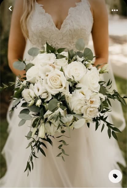 Wedding Flowers - Your wedding flowers should be as unique as your love story.  We don't believe in a one-size fits all wedding flowers or budget.  Every bouquet, centerpiece, and floral detail is thoughtfully designed to reflect your style, your personality, and the memories you're creating.  We want to see your inspiration, talk to you in person, see your Pinterest boards, screenshots, color palettes, dresses, venue photos, or anything that captures your vision. the more we get to know you the more beautifully we can bring your love story to life.  Whether you're dreaming of timeless elegance, rustic charm, modern romance, or something completely your very own we're here to create flowers that are unmistakably YOU!.  Contact us today to schedule your wedding consultation, we can't wait to see your inspiration and create memories to last a lifetime. 