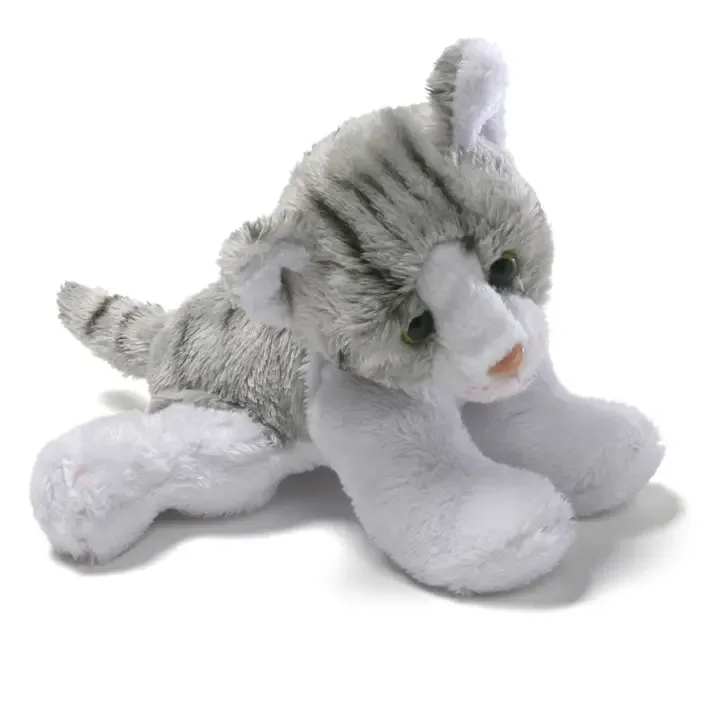 Grey Cat Plush - Jean - 5" tall