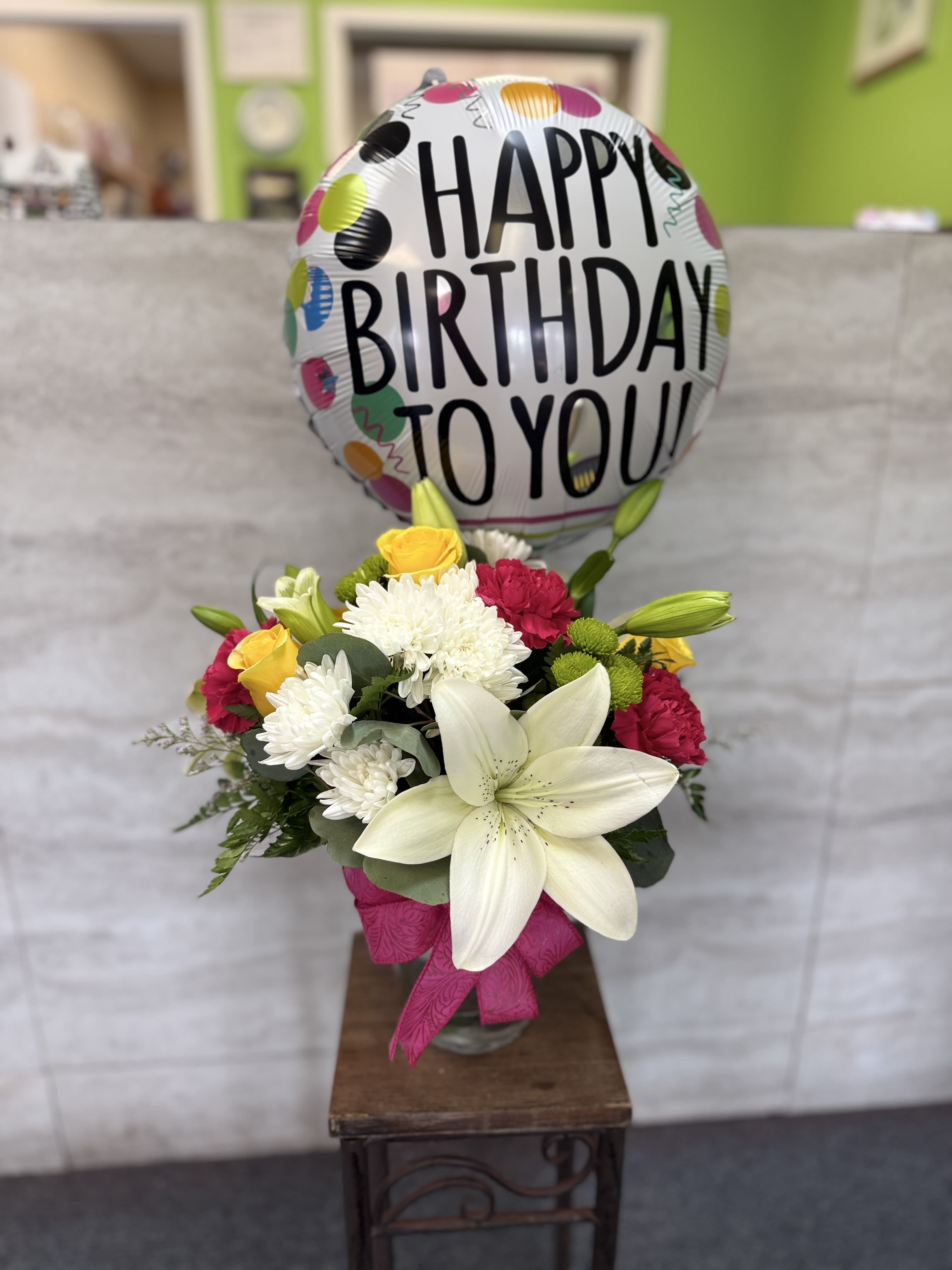 Happy Birthday To You! - (ALL-ROUND) This beautiful arrangement from Xpressions Florist is a perfect way to make any birthday brighter. Thoughtfully designed with care and attention to detail, it brings joy, warmth, and elegance to any space. As a meaningful and heartfelt gift, it helps create a memorable surprise that makes the recipient feel celebrated and appreciated, turning a birthday into a truly special occasion. 