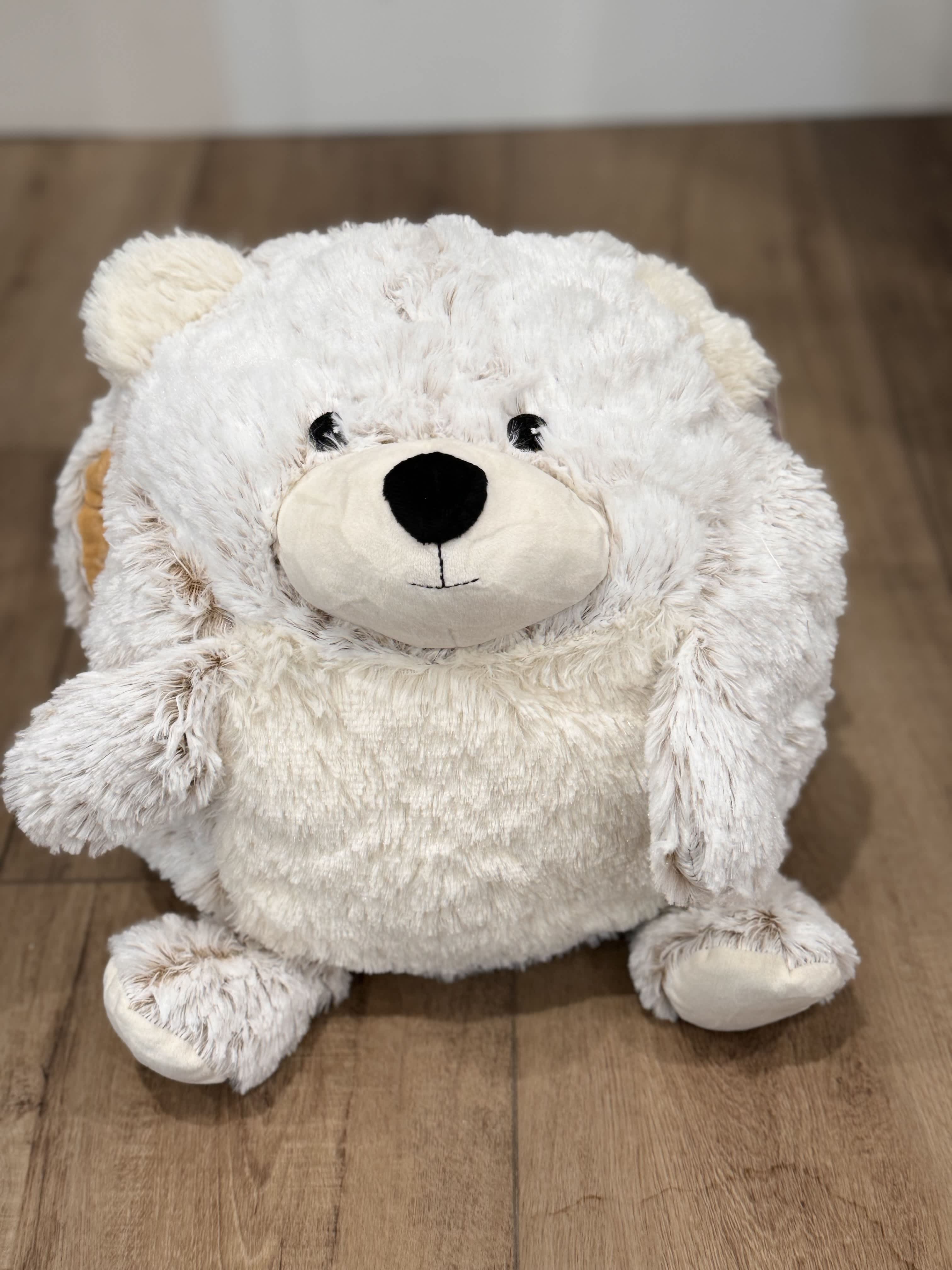 Supersized Plush Hand Warmers - Soothes, Warms, and Comforts. Includes Lavender Scented Microwavable Heat Pack. 