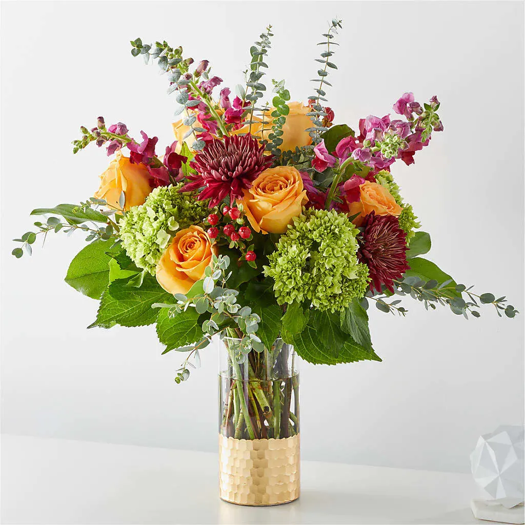 Gilded Moment Bouquet - Elegant and charming with a hint of golden glamour.