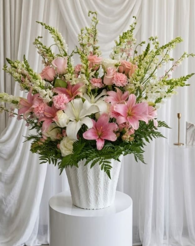 Floral Embrace  - Stunning fresh  flowers arrangement for different occasions.  