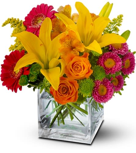 Summertime Splash - A breezy collection of yellow, orange and hot pink, vibrant colors that are so refreshing.