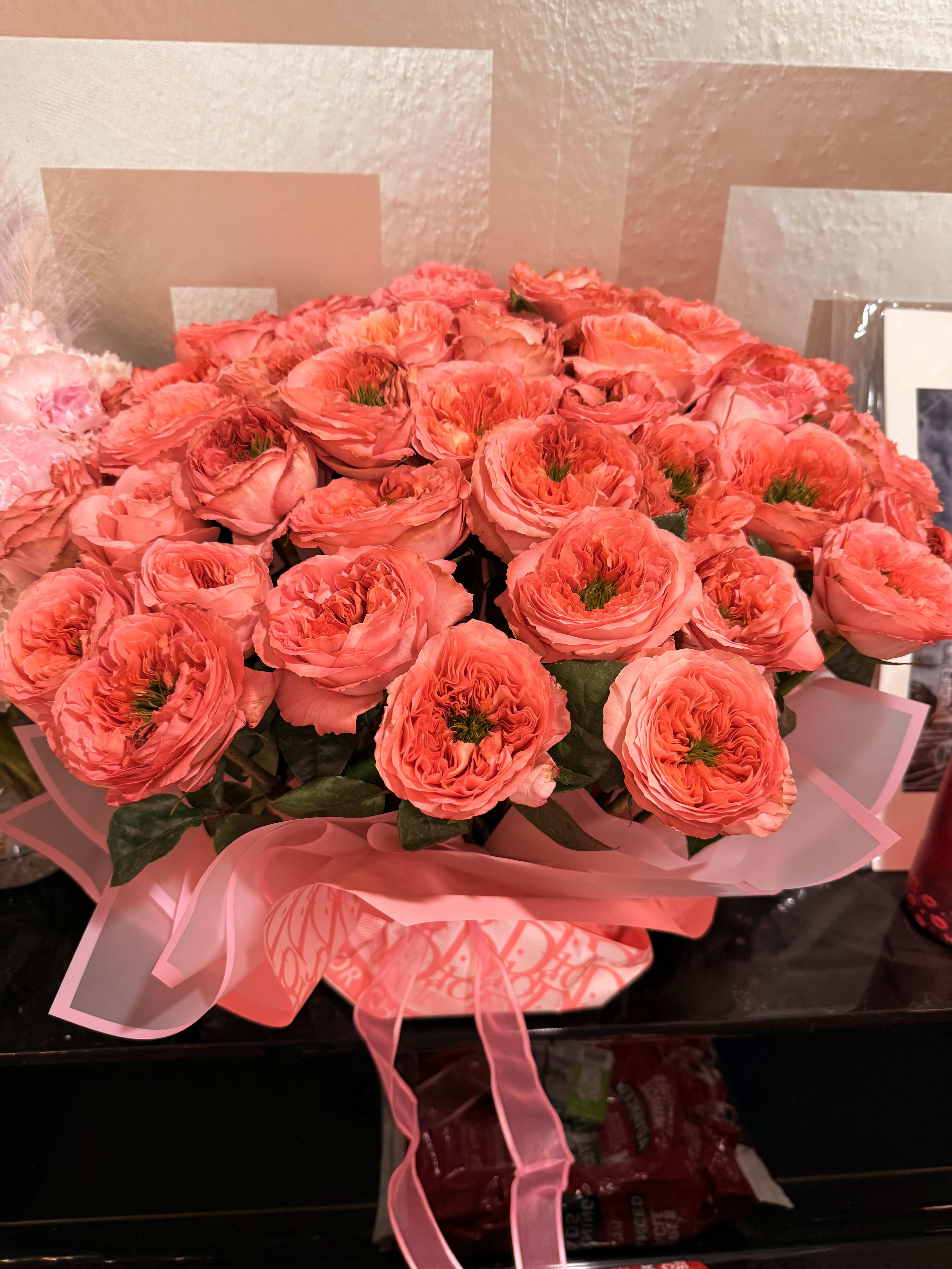 Tiffany - The bouquet feels romantic yet powerful- like sunset light reflected on satin. 