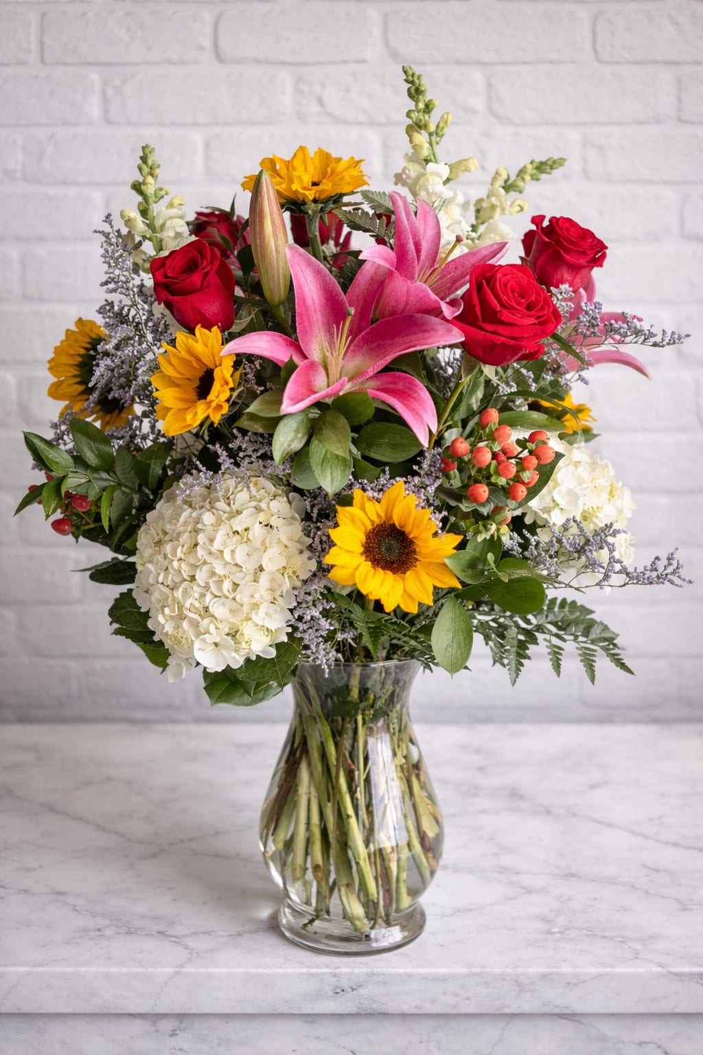 Lexington - A large and lush arrangement of all the favorite classics! 