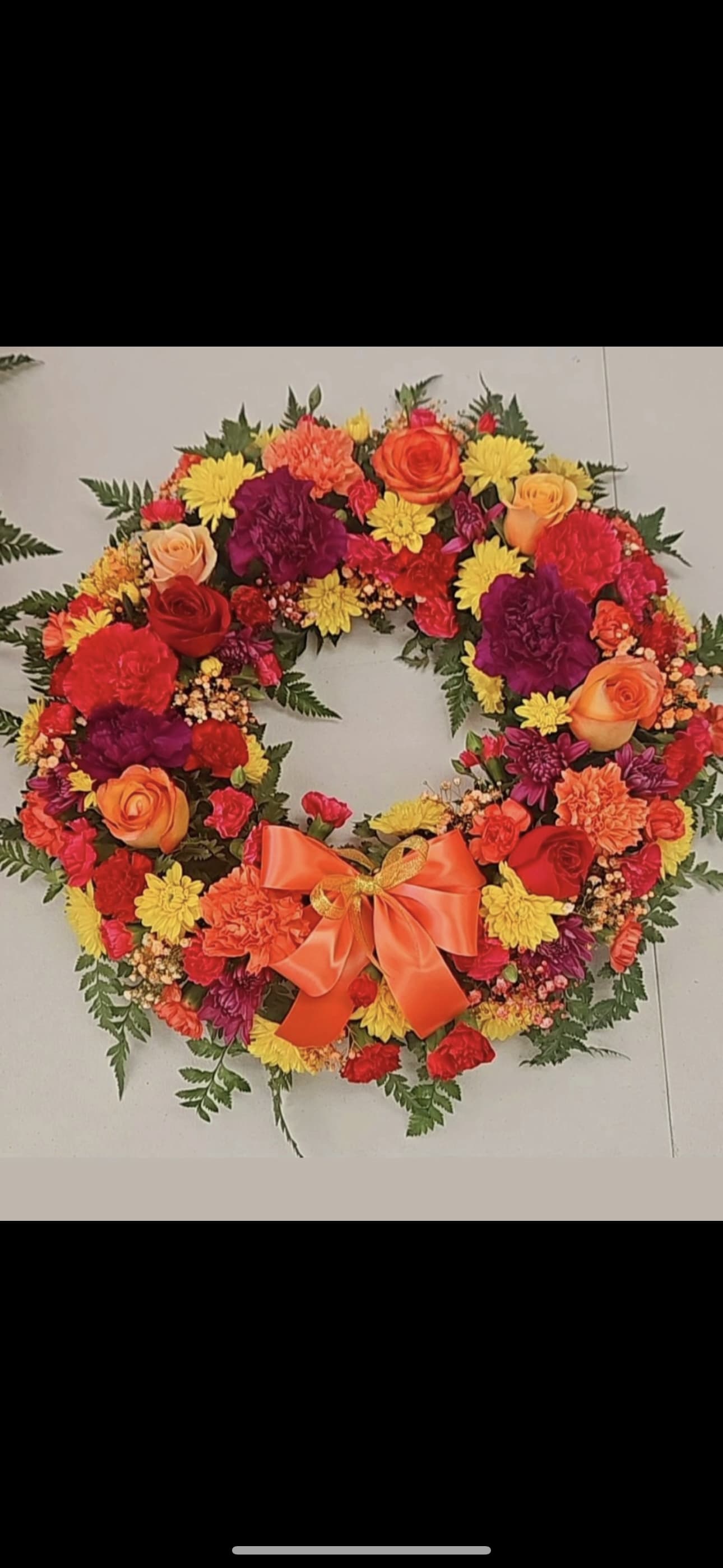 Thanksgiving wreath  - Colorful sunshine wreath perfect for our special holiday 