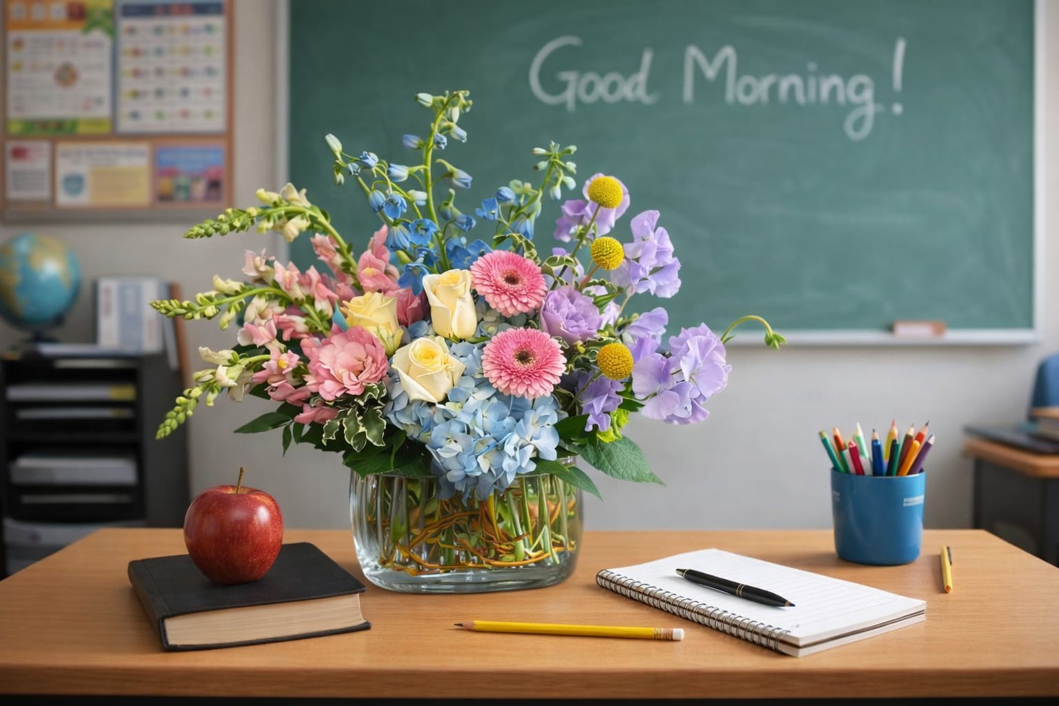 Spring Fling - This fun and spring inspired arrangement includes Roses, hydrangea, Mini hydrangea, Sweet Peas, gerbera Daisy's, Delphinium, Snap Dragons, And Lisianthus.