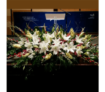  PODIUM ARRANGEMENT 126 [TTPOD-126] - PODIUM ARRANGEMENT 126 BY TWIN TOWERS FLORIST      As Shown : TTPOD-126 