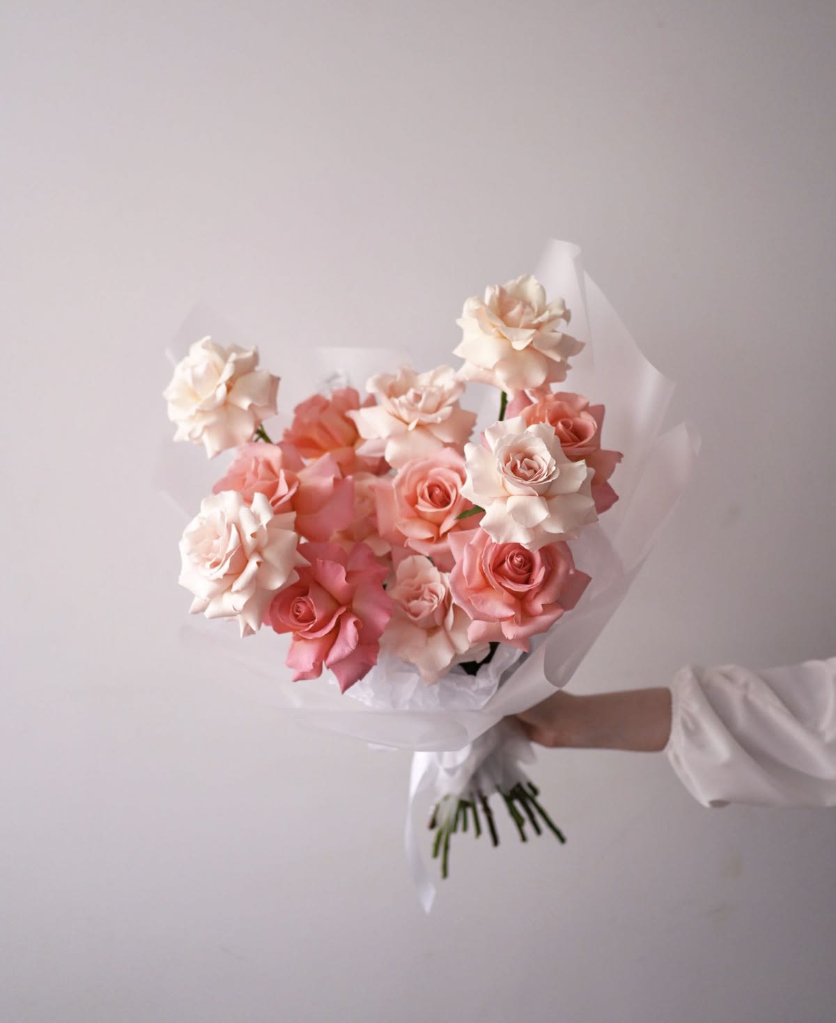 Dozen French Roses - Lush and beautiful dozen roses!