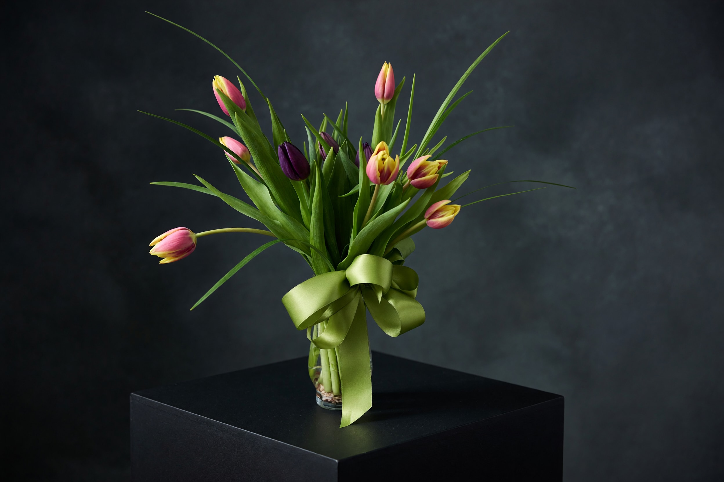 Dozen Tulips (Assorted Colors) - .