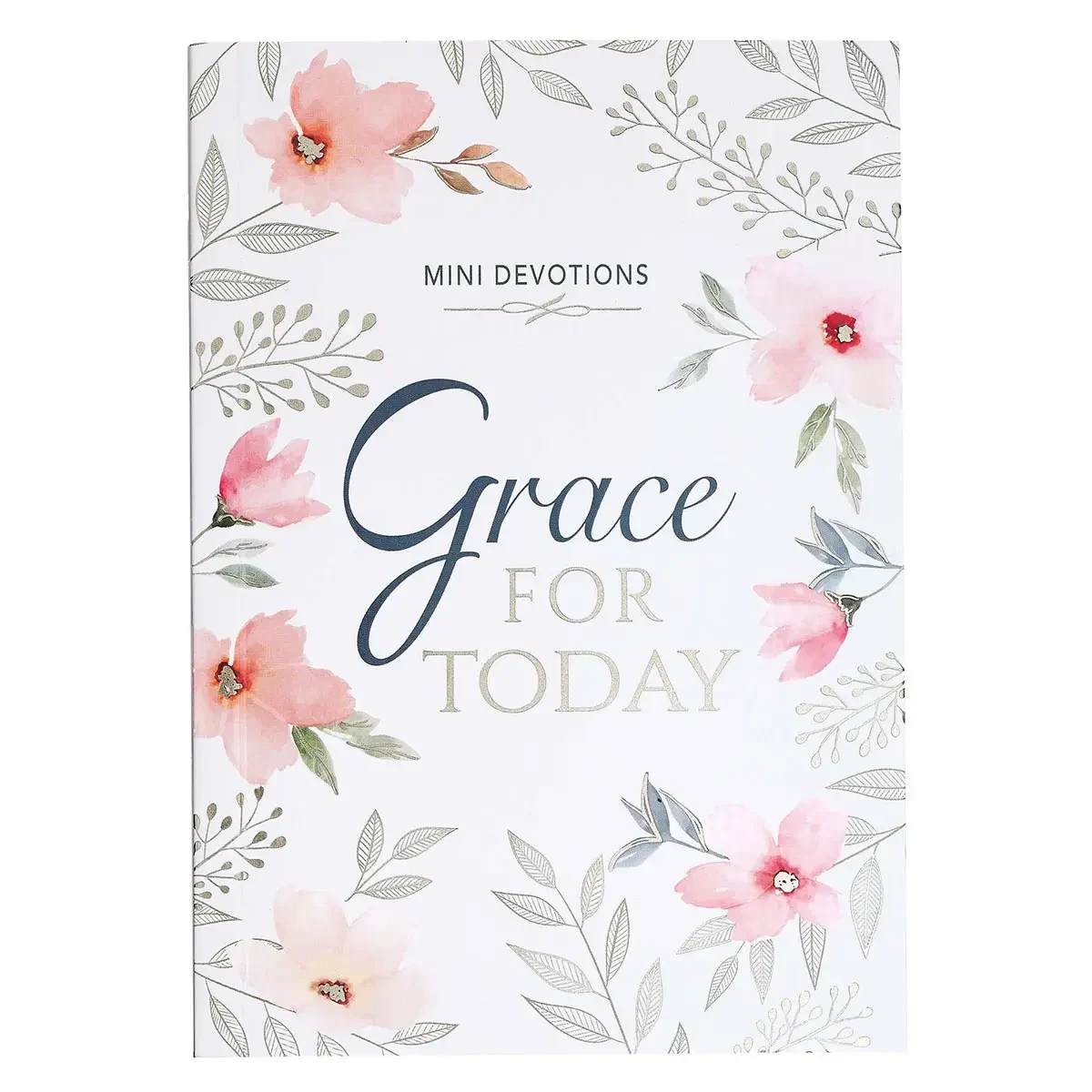 Mini Devotions Grace For Today Softcover - Find spiritual refreshment with the Grace for Today Mini Devotional that features 180 short yet powerful devotions focused on God’s faithfulness and loving kindness, reflecting on His power, presence, and promises. 184 Pages, 180 Devotions, One-color Insides, Softcover, Compact Size, Size: 6" x 4.3" x 0.4" (152 x 109 x 10mm)