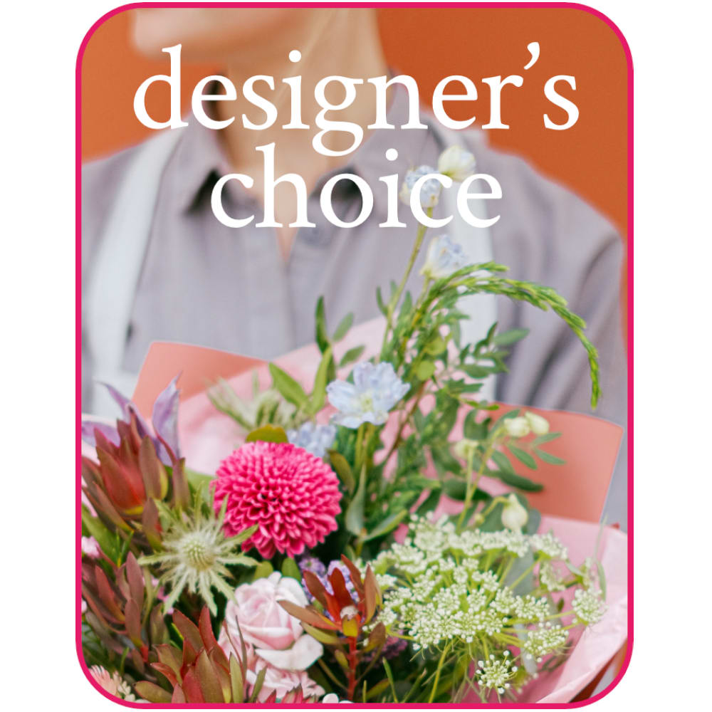 Designer's Choice Spring - Let our florists do what they do best: create a one-of-a-kind bouquet with their freshest, most beautiful blooms. Our Designer's Choice bouquets are made exclusively with the season's best flowers, so varieties and colors may vary due to local availability.
