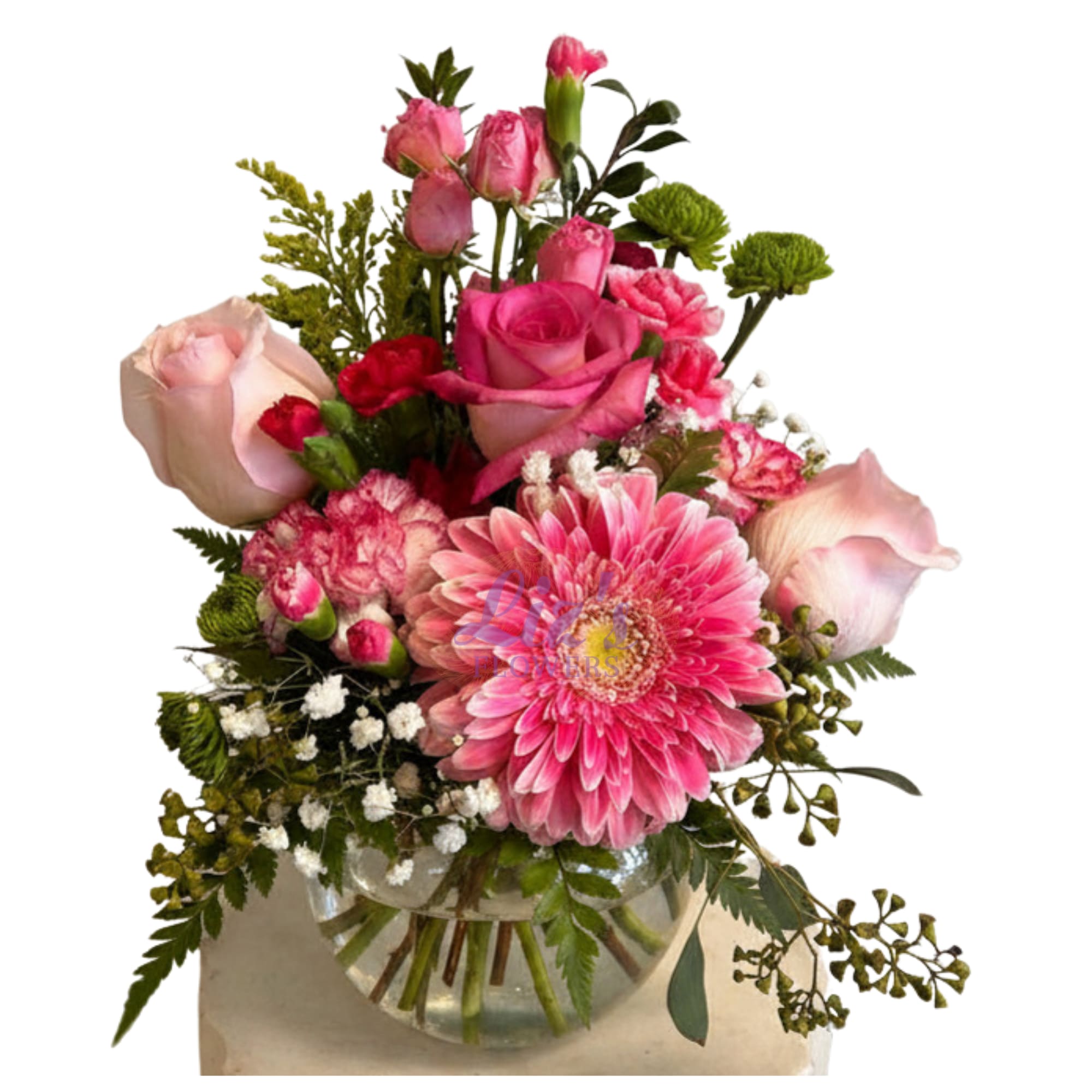 Pinks for you! - Mixed pink flowers