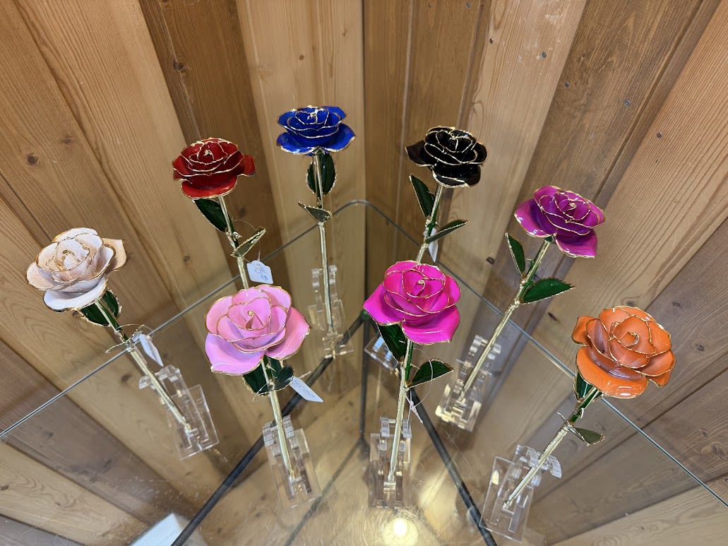 Forever Rose - One - Forever Roses – Timeless Beauty That Lasts  At Haehn Florist and Greenhouses, we’re proud to offer our stunning Forever Roses, the perfect gift for any occasion. Unlike fresh-cut flowers, these unique roses are carefully crafted to last, making them a lasting symbol of love, appreciation, and beauty.   Features of our Forever Roses:  Available in multiple colors to suit every style and sentiment  Each rose comes with its own elegant stand, perfect for display at home or the office. You can give options to which color you would prefer.  A thoughtful gift for birthdays, anniversaries, Valentine’s Day, Mother’s Day, or “just because”  Whether you’re searching for a romantic gesture, a keepsake that never fades, or a meaningful gift, our Forever Roses are designed to make every moment unforgettable.   Visit us today at: Haehn Florist and Greenhouses  410 Hamilton Rd, Wapakoneta, OH 45895  419-738-8485  Bring home a Forever Rose and share a gift that will be cherished for years to come. 