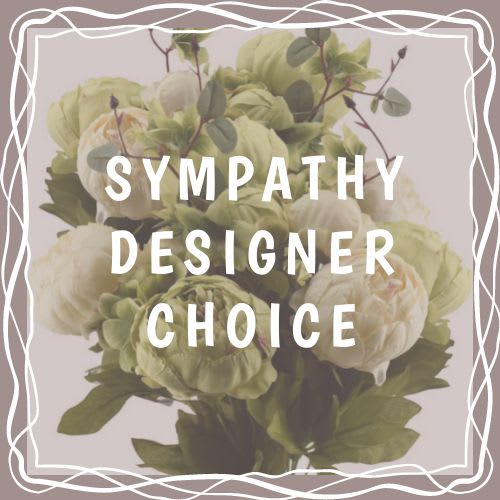 White and pale green sympathy bouquet with large blooms