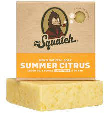 Boxed Dr. Squatch Summer Citrus natural soap
