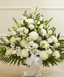 Garden Sympathy Basket - Basket Arrangment