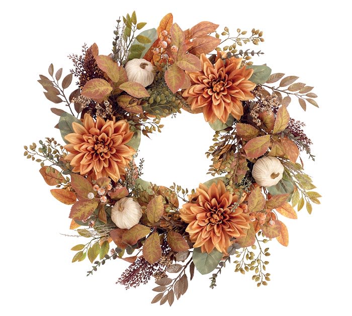 Fall Decor - Give the gift of autumn! Beautiful fall decor is a gift that greets them and everyone who visits! Warm colors &amp; cozy charm. Artificial flowers