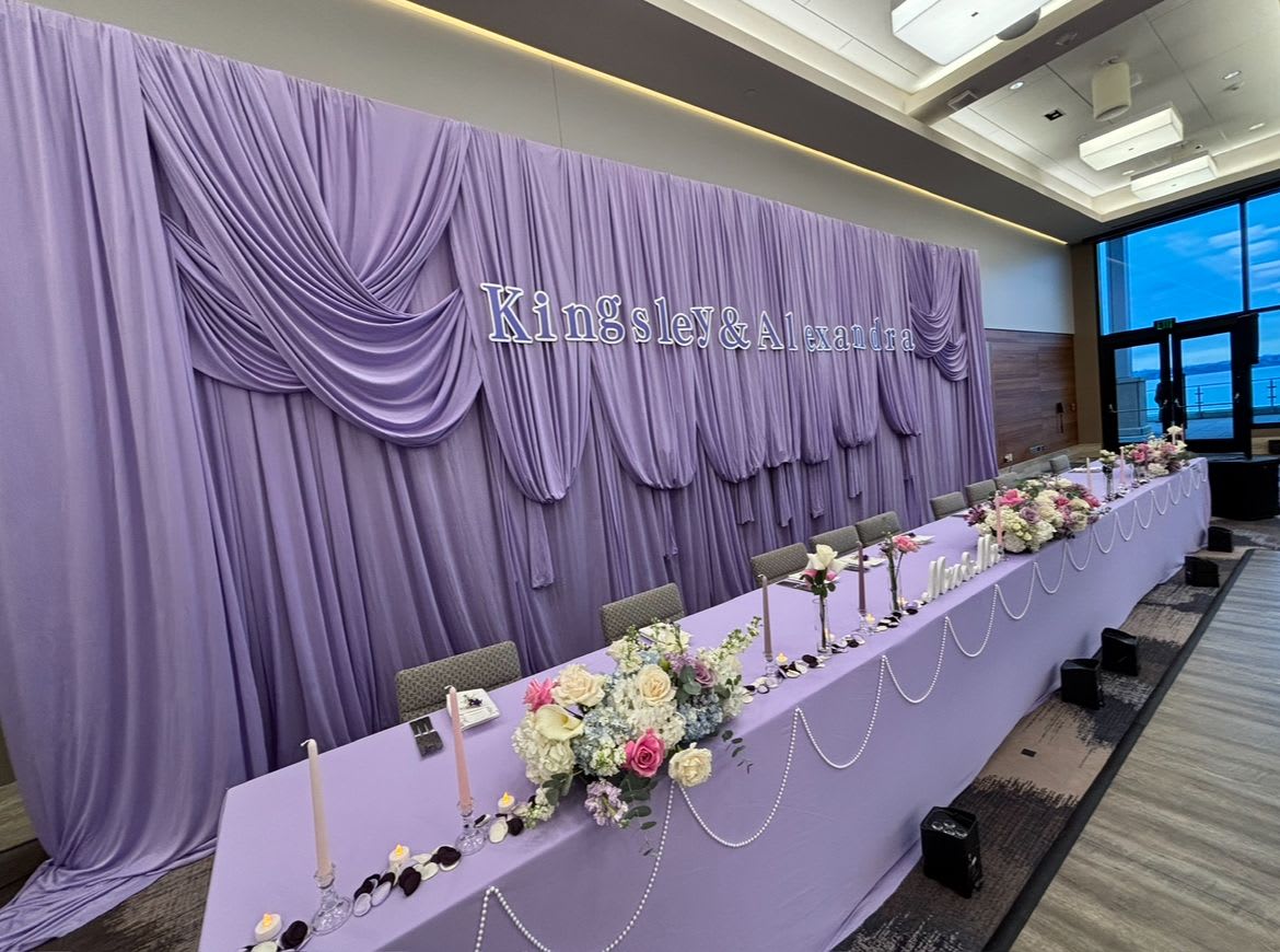 Enchanted Lavender and White Wedding - Everything you see in the photos will be discussed individually, but this price is only for 25 centerpieces per table, light lavender with white flowers, and it also includes the candle holders.