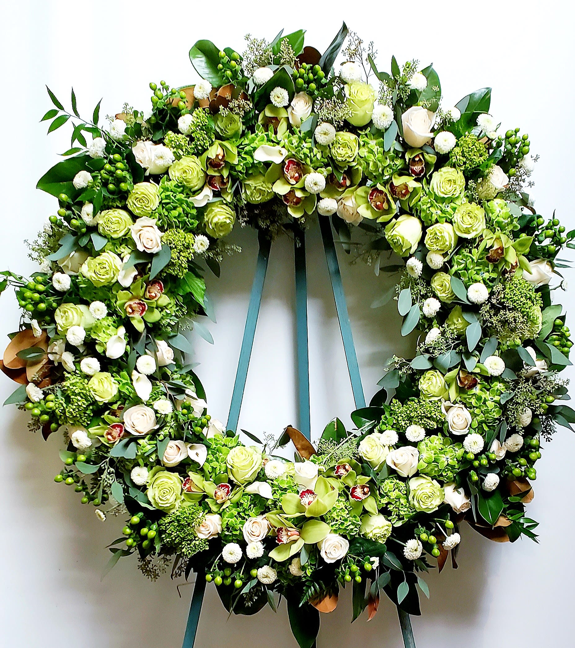 Green Nature Wreath - 30"Wx 64"H