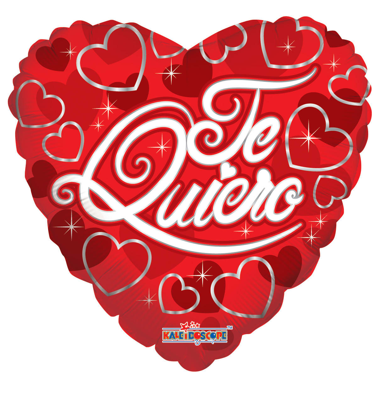 Te Quiero Balloon - 18" Te Quiero mylar balloon. Filled with helium. Stays afloat up to 7 days. Styles my vary due to availability Globo de mylar Te Amo de 18". Lleno de helio. Permanece a flote hasta 7 días. Los estilos pueden variar según la disponibilidad.