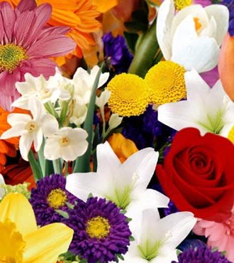 The FTD® Florist Designed Bouquet - 7803  For a very special bouquet, let the local florist design a beautiful hand-tied bouquet using the season's best flowers. This bouquet will arrive ready for the recipient's favorite vase.