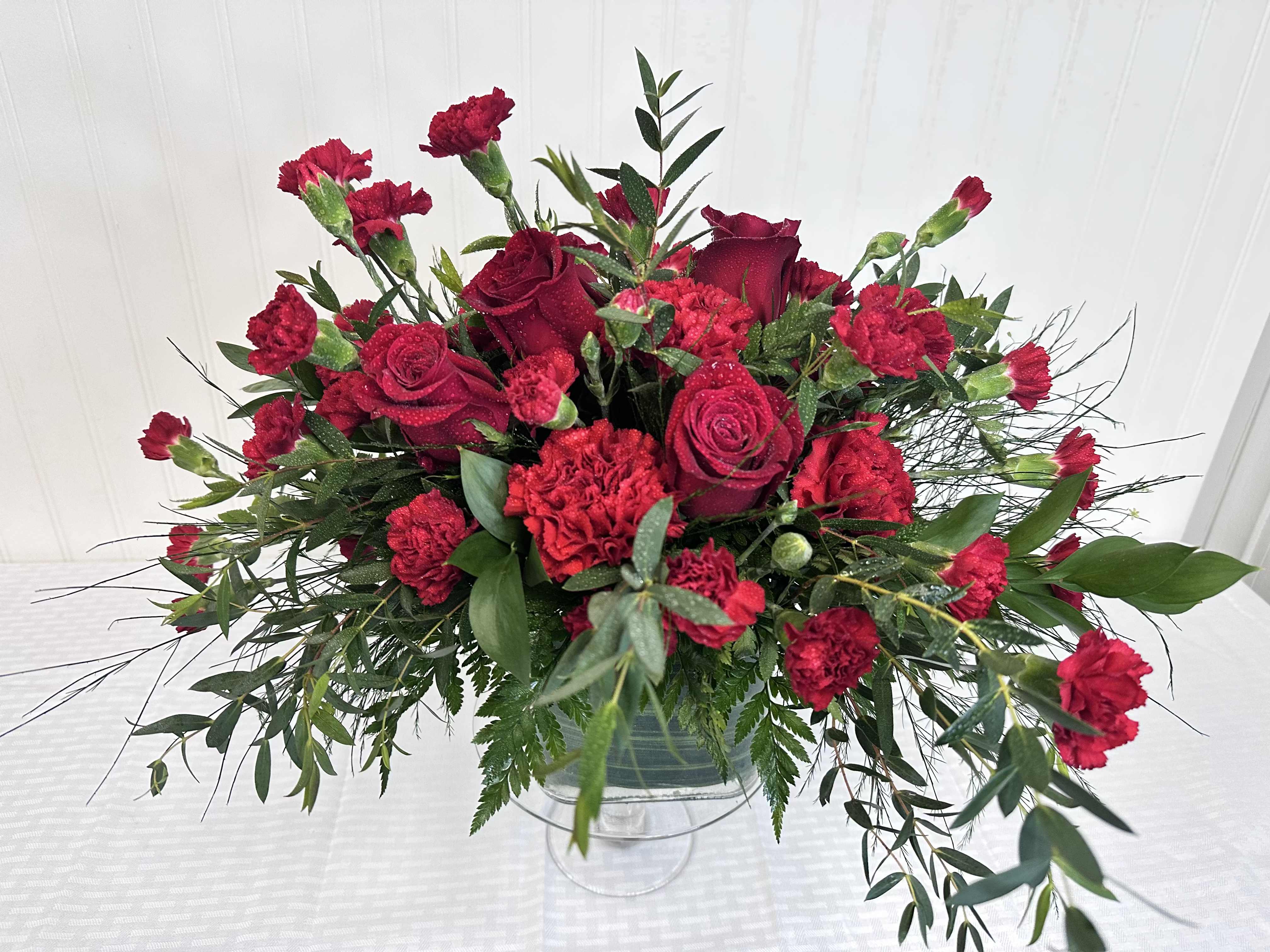 CU5 - Custom Cube Arrangement - Flowers and containers are subject to substitution and availability.