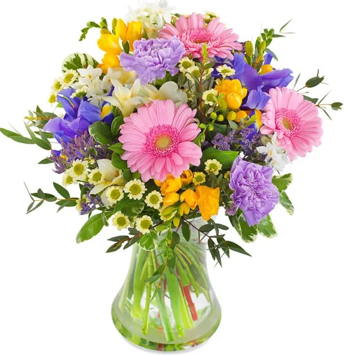 Spring Beauty - For new beginnings! A new job? A new partner? A new apartment? Give someone a great joy by sending him/her a greeting with the most popular flowers of spring! 