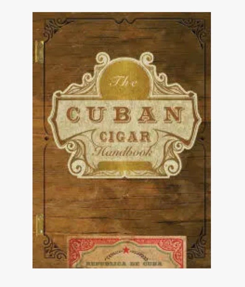 Wooden cigar box with a Cuban cigar label